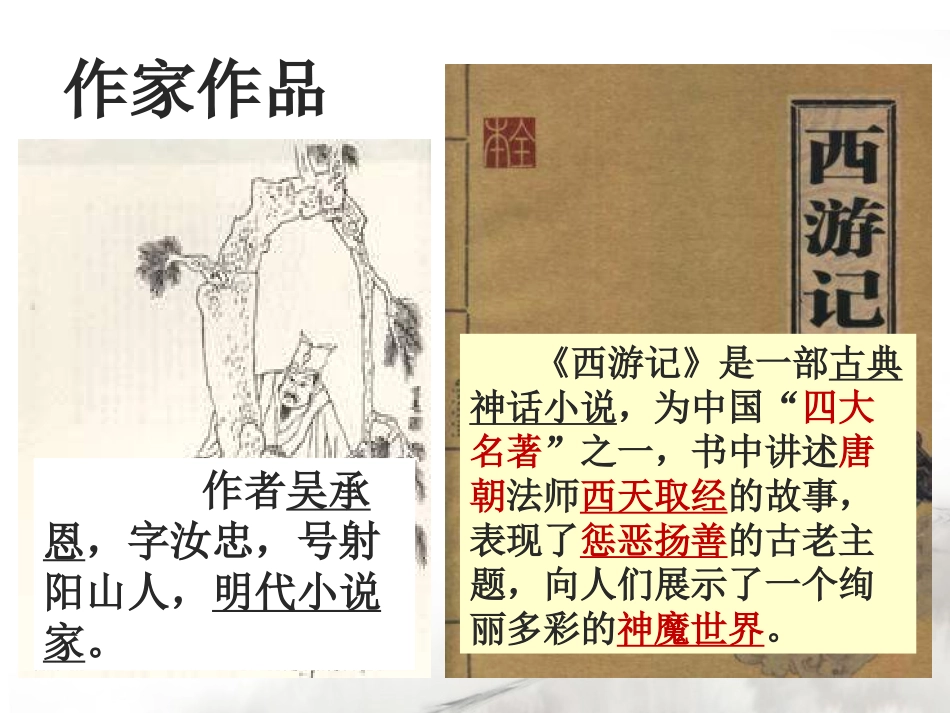 《美猴王》PPT课件[语文版七年级语文上册]_第2页