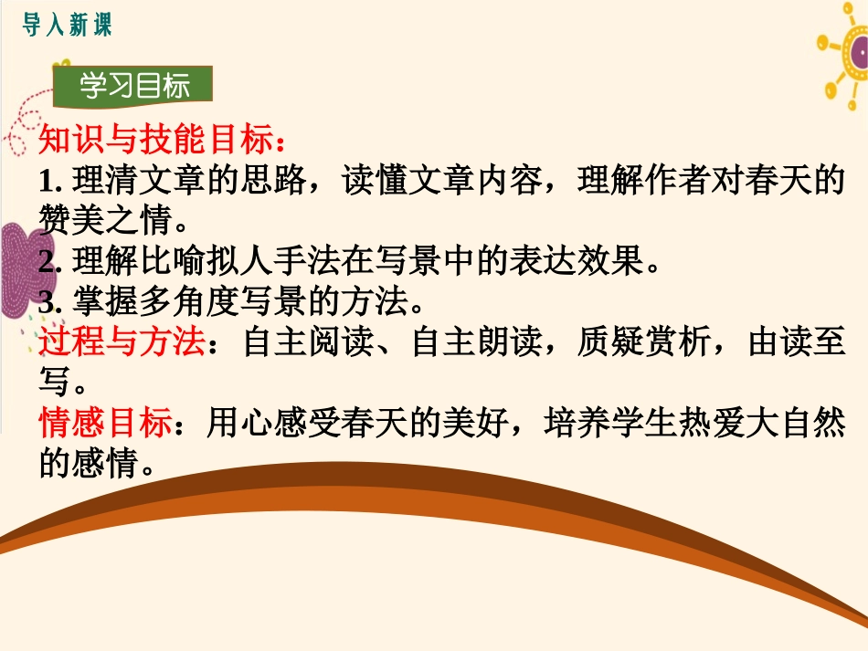 《春》PPT课件[语文版七年级语文下册]_第2页
