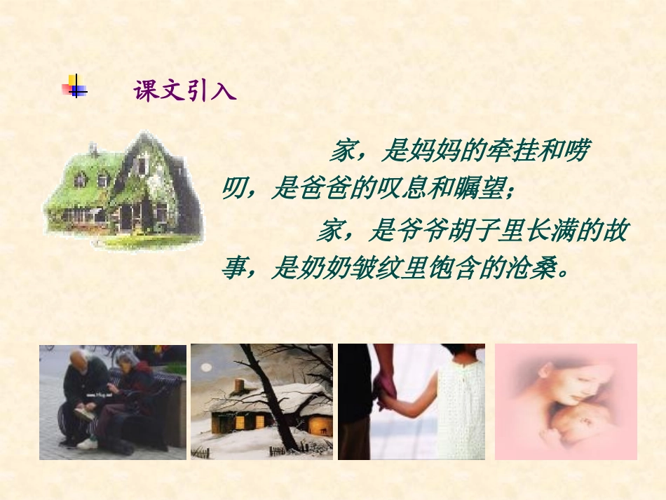 《家》PPT课件1[语文版九年级语文下册]_第1页