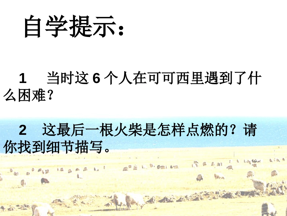 《最后一根火柴》PPT课件[A版三年级语文上册]_第3页