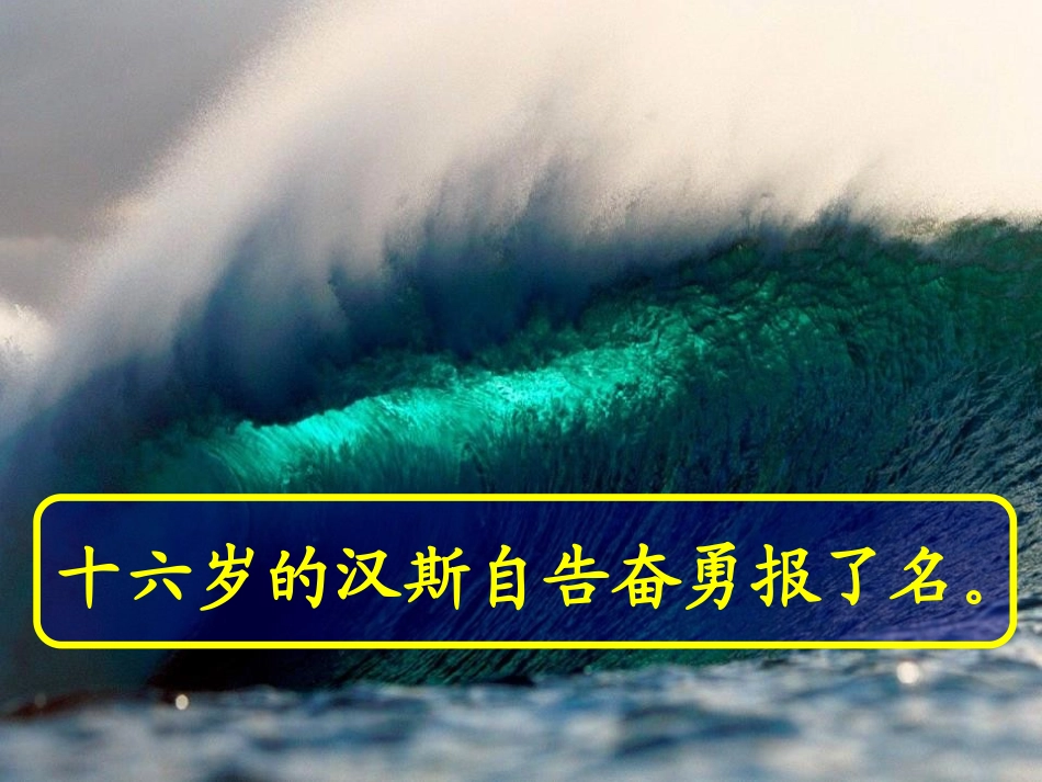 《勇敢的少年》PPT课件[A版四年级语文上册]_第3页