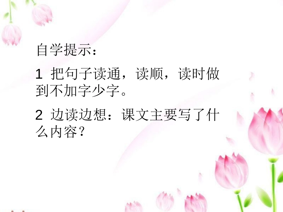 《老人和海鸥的故事》PPT课件[A版四年级语文下册]_第2页