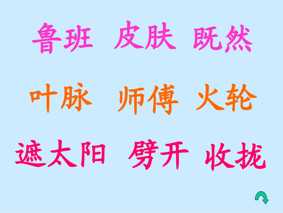 《鲁班造伞的传说》PPT课件[西师大版三年级语文上册]_第3页