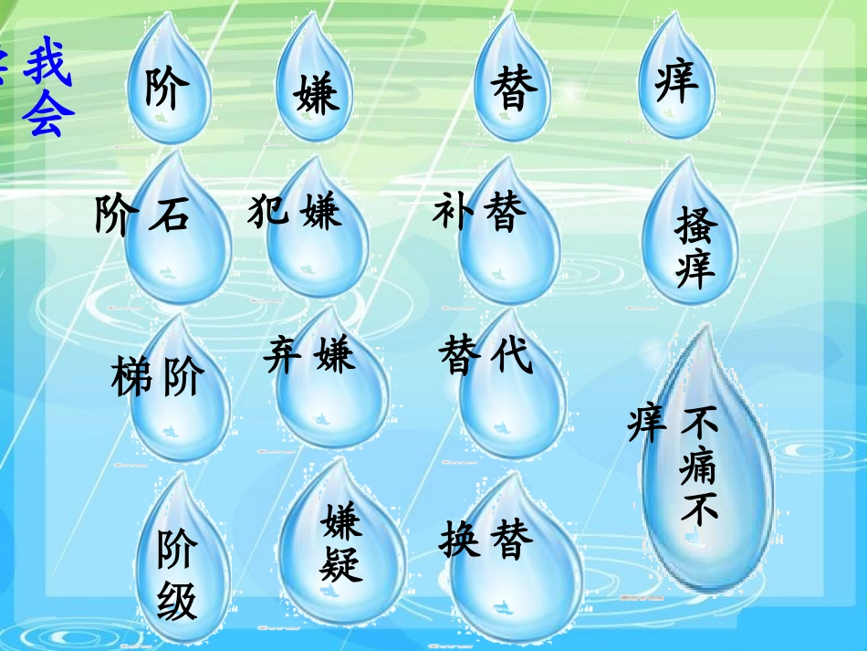《水滴石穿》PPT课件[西师大版三年级语文上册]_第3页