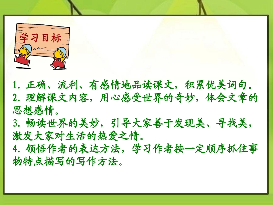 《这个奇妙的世界》PPT课件[A版六年级语文下册]_第2页