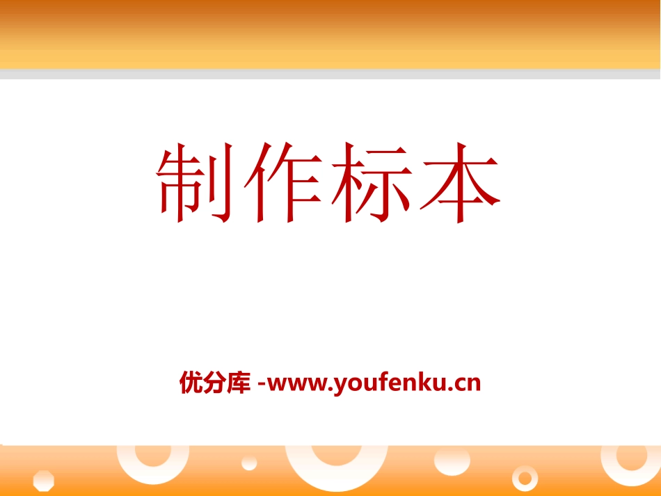 《制作标本》PPT课件[青岛版二年级数学上册]_第1页
