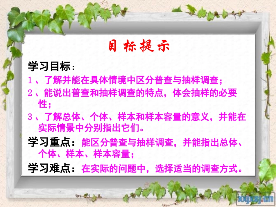《普查和抽样调查》PPT课件[青岛版七年级数学上册]_第3页