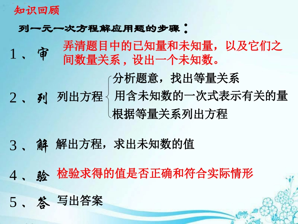 《列方程组解应用题》PPT课件[青岛版七年级数学下册]_第2页