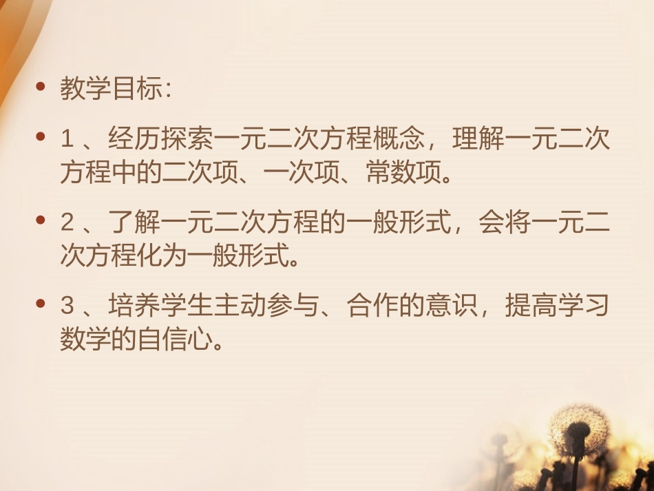 《一元二次方程》PPT课件[青岛版九年级数学上册]_第2页