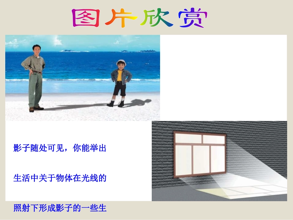 《中心投影》PPT课件[青岛版九年级数学下册]_第3页