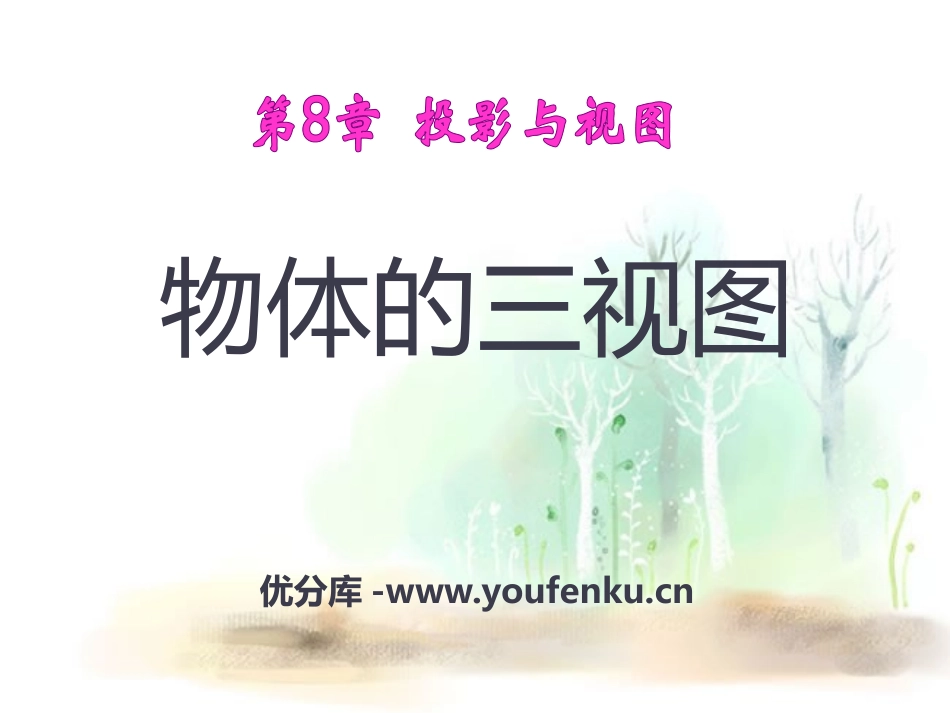 《物体的三视图》PPT课件[青岛版九年级数学下册]_第1页