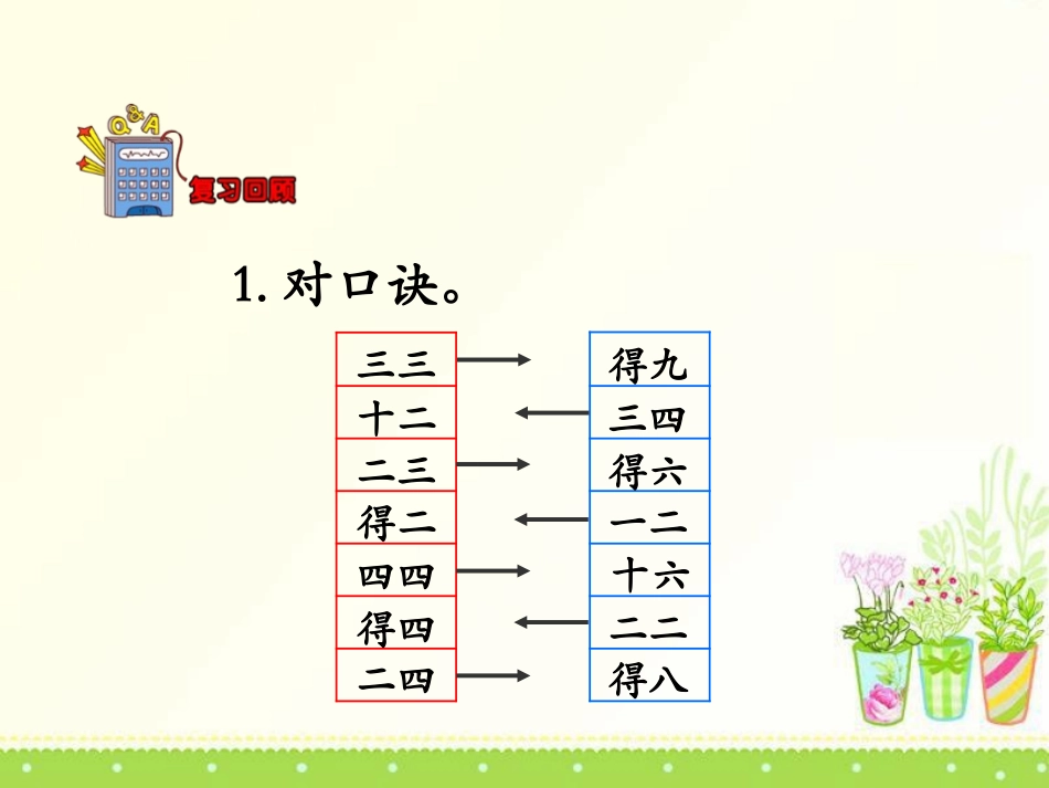 《4的乘法口诀》表内乘法PPT课件[冀教版二年级数学上册]_第3页