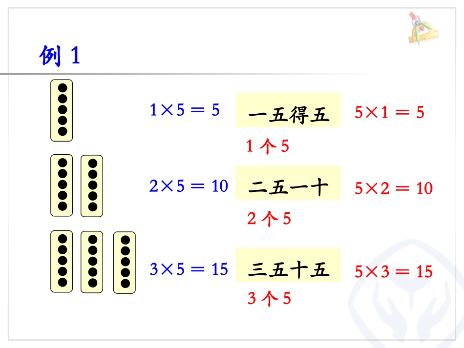 《5的乘法口诀》表内乘法PPT课件[冀教版二年级数学上册]_第3页