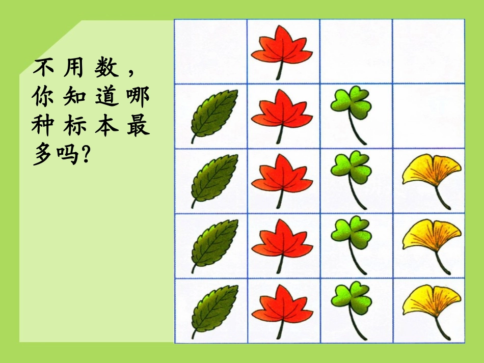 《认识统计表》形象统计图和统计表PPT课件[冀教版二年级数学]_第3页
