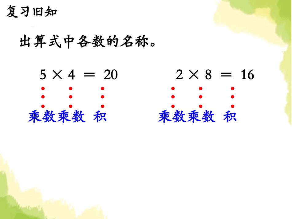《认识乘法竖式》表内乘法和除法PPT课件[冀教版二年级数学]_第3页