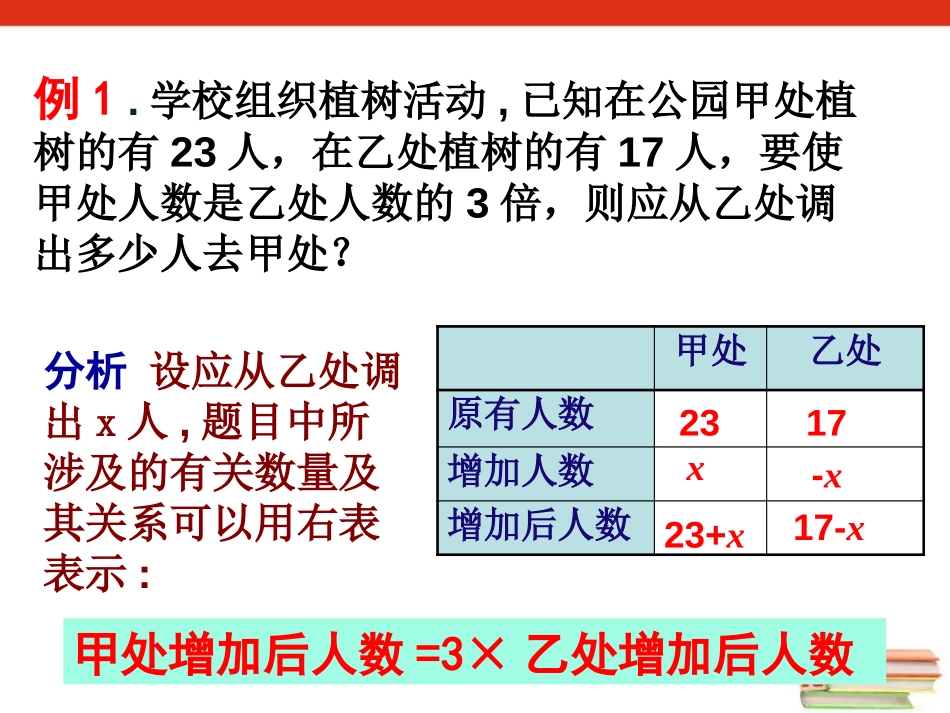 《一元一次方程的应用》PPT课件[冀教版七年级数学上册]_第3页