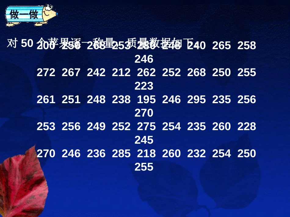 《用样本估计总体》PPT课件[冀教版九年级数学上册]_第2页