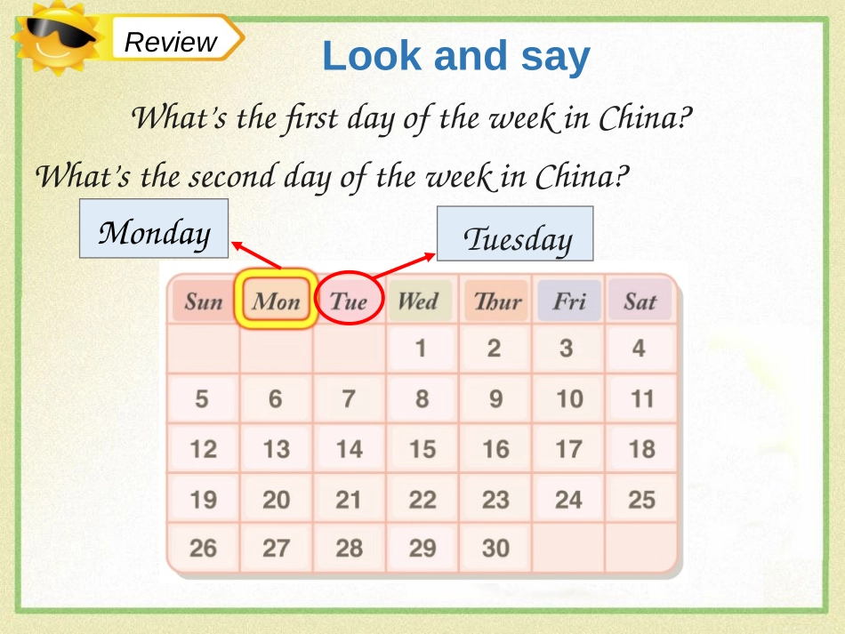 《There are seven days in a week》PPT课件_第2页
