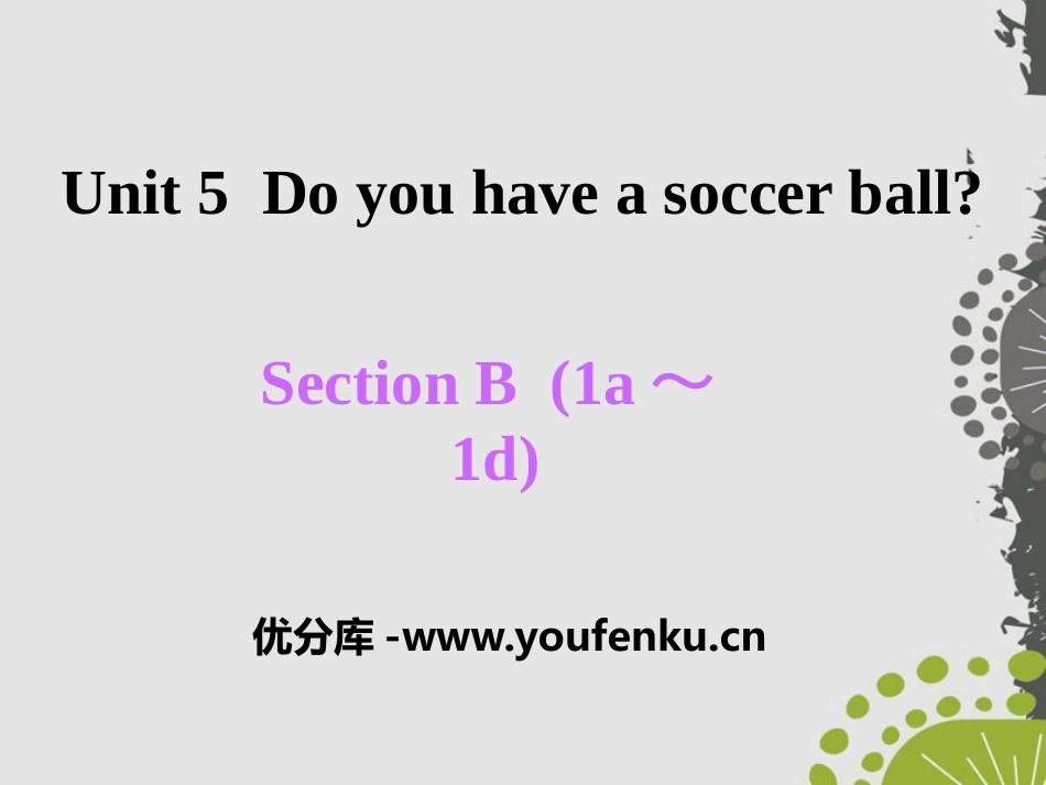 《Do you have a soccer ball?》PPT课件_第1页
