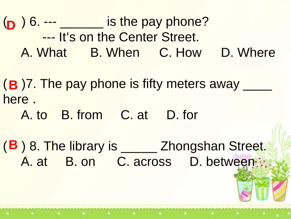 《Is there a post office near here?》PPT课件1_第3页