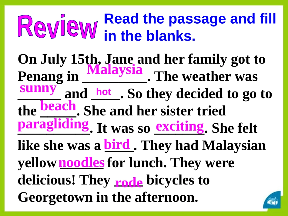 《Where did you go on vacation?》PPT课件_第2页