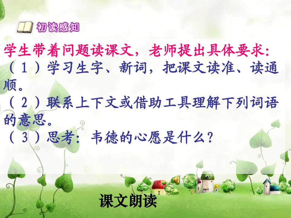 《韦德的心愿》PPT课件[西师大版六年级语文上册]_第3页