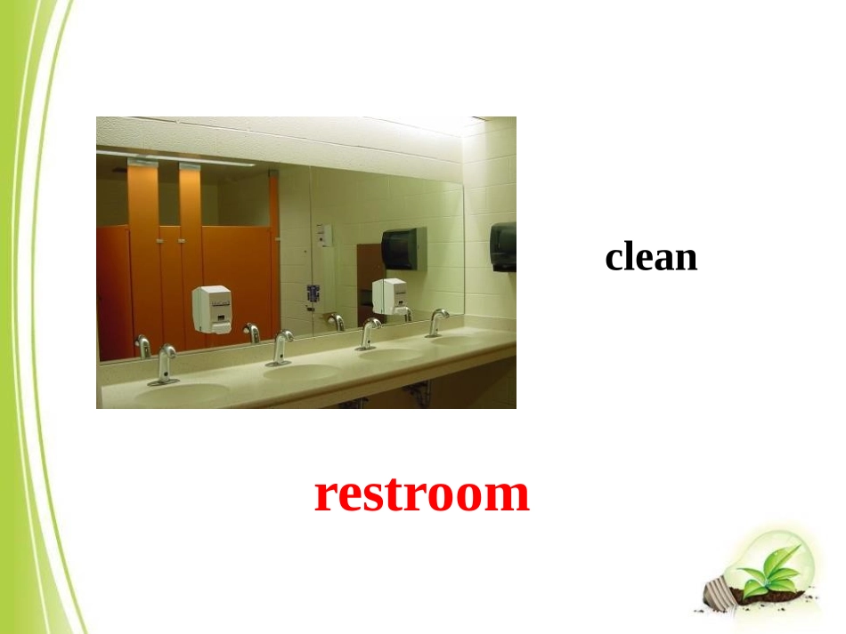 《Could you please tell me where the restrooms are?》PPT课件_第3页