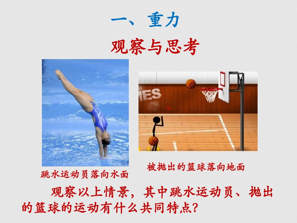 《重力》运动和力PPT课件[北师大八年级物理下册]_第3页