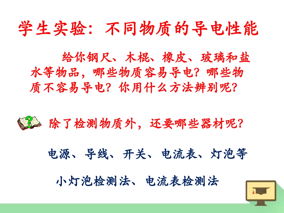 《不同物质的导电性能》简单电路PPT课件[北师大九年级物理]_第3页
