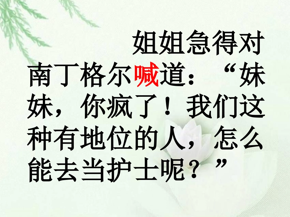 《提灯女神》PPT课件[西师大版六年级语文上册]_第3页