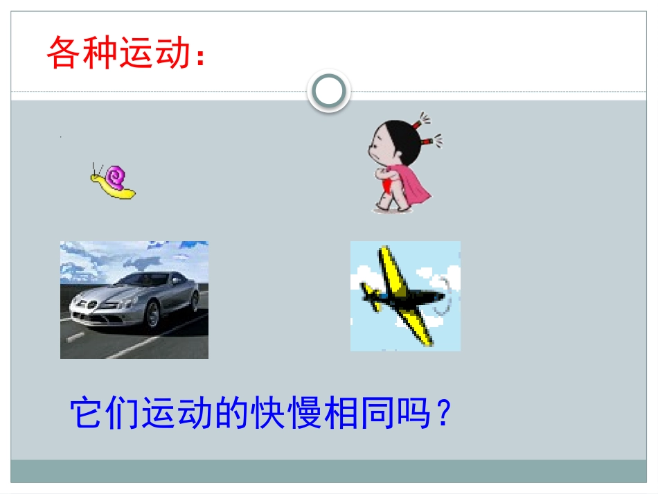 《快与慢》运动的世界PPT课件[沪科版八年级物理]_第2页