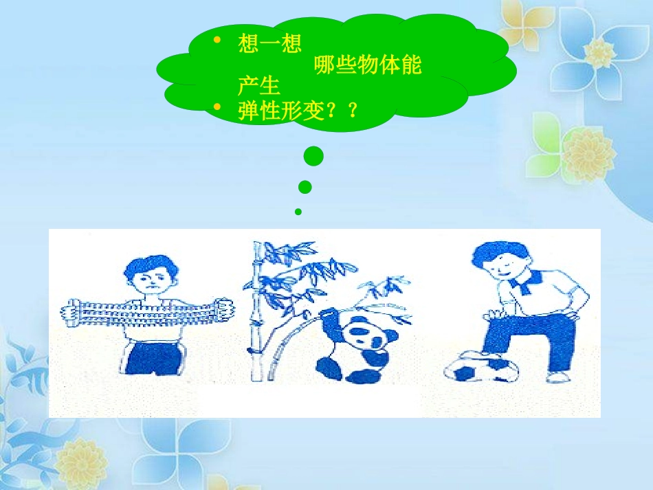 《弹力与弹簧测力计》熟悉而陌生的力PPT课件[沪科版八年级物理]_第3页