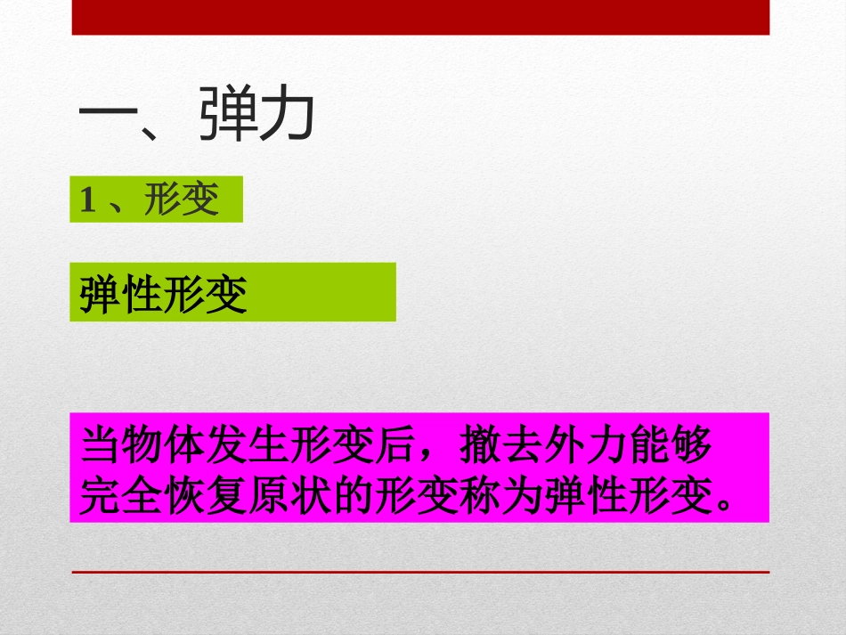 《弹力与弹簧测力计》熟悉而陌生的力PPT课件[沪科版八年级物理]_第2页