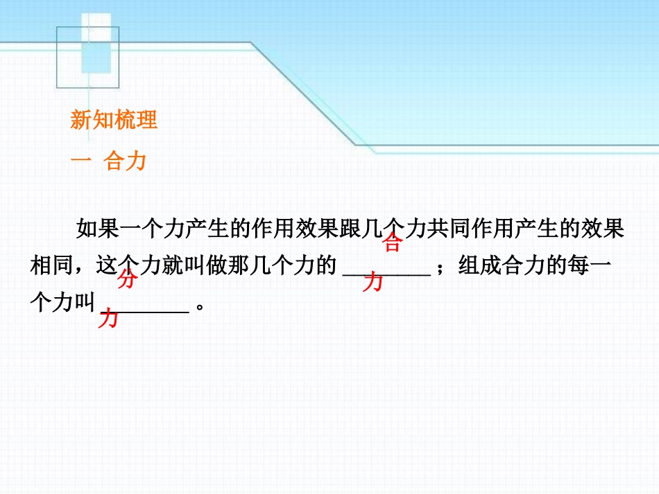 《力的合成》力与运动PPT课件[沪科版八年级物理]_第3页