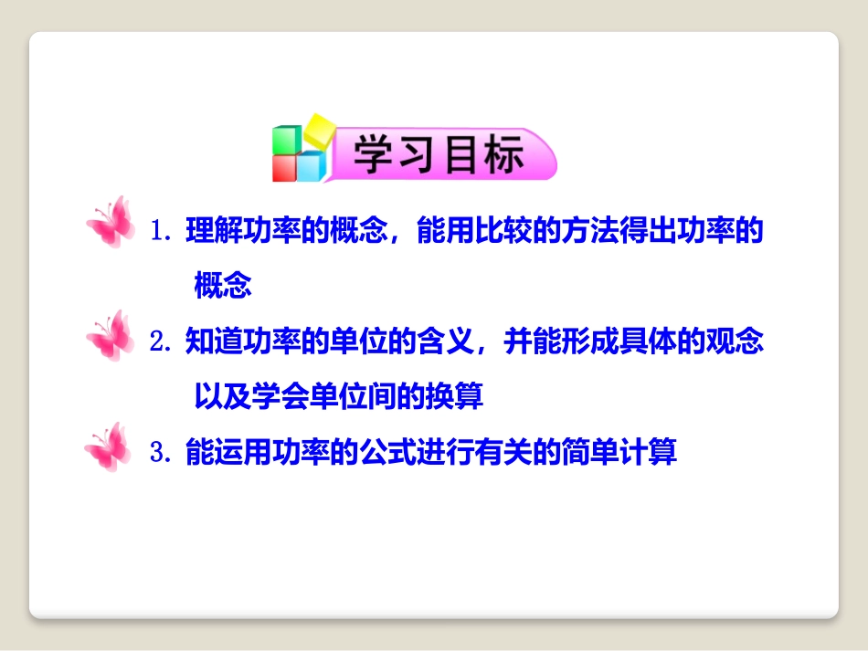 《做功的快慢》机械与人PPT课件[沪科版八年级物理]_第2页