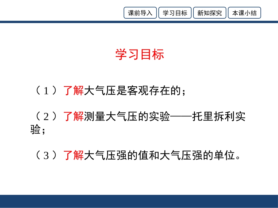 《大气压强》压强PPT课件[鲁教版八年级物理下册]_第3页