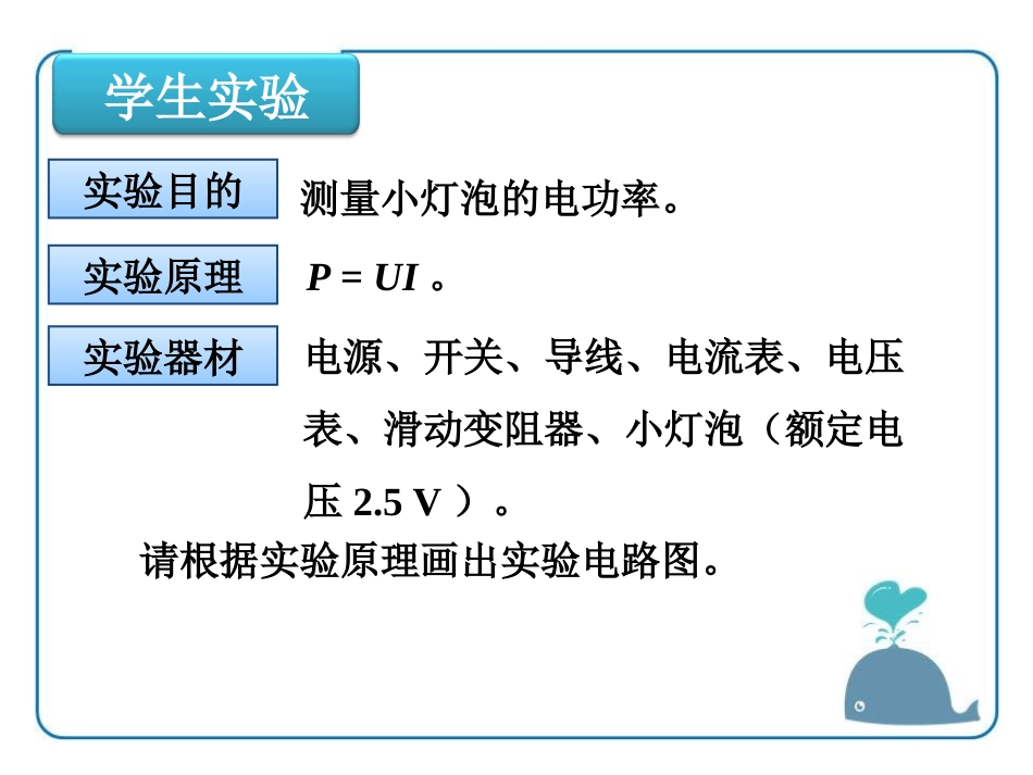 《测量小灯泡的电功率》电功率PPT课件[鲁教版九年级物理]_第3页