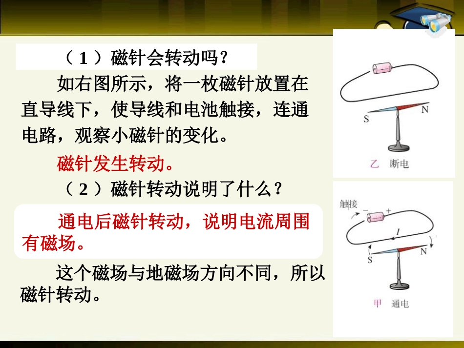《电生磁》电磁现象PPT课件[鲁教版九年级物理下册]_第2页