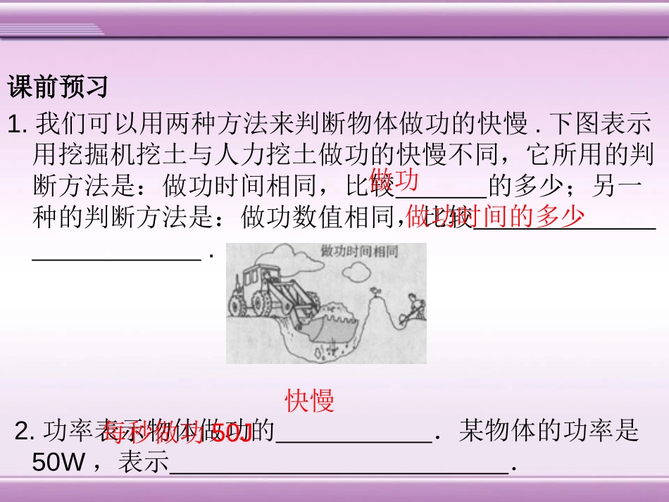 《怎样比较做功的快慢》机械功与机械能PPT课件[粤沪版九年级物理]_第3页