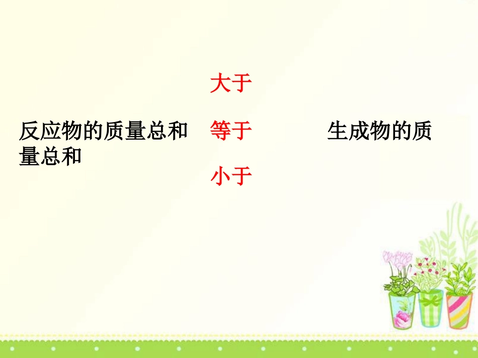 《质量守恒定律》生命之源-水PPT课件[粤教版九年级化学]_第3页
