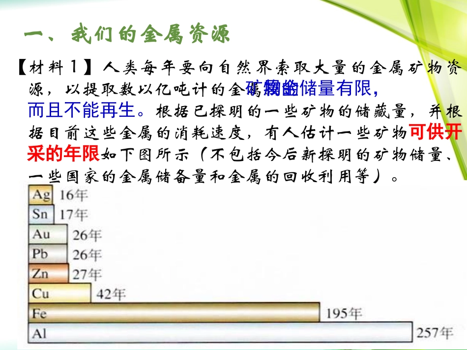《珍惜和保护金属资源》金属PPT课件[粤教版九年级化学下册]_第3页