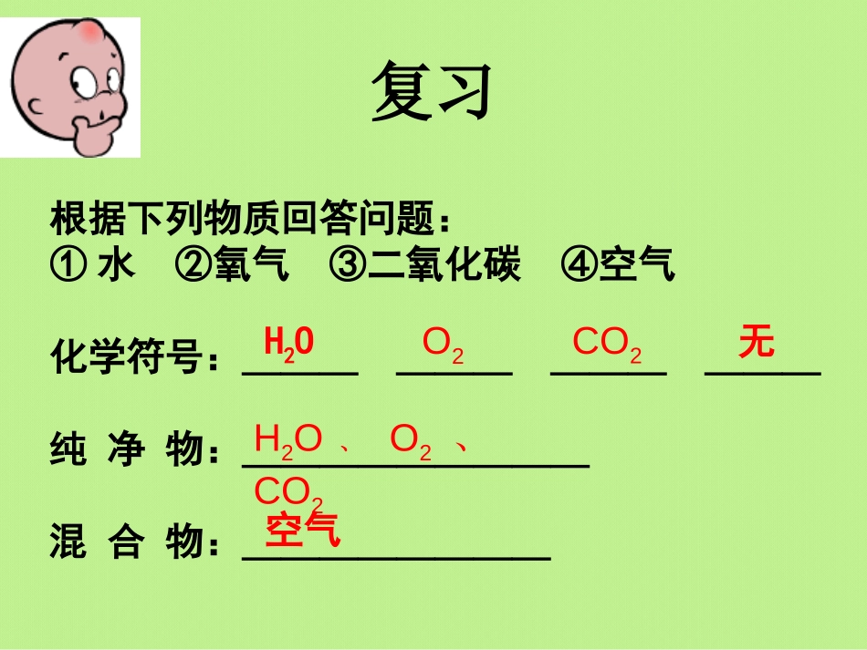 《纯净物组成的表示方法》物质的构成PPT课件[湘教版九年级化学]_第3页