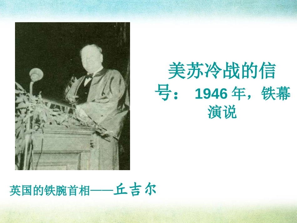 《东西方对峙的两极格局》两极格局下的世界PPT课件_第3页