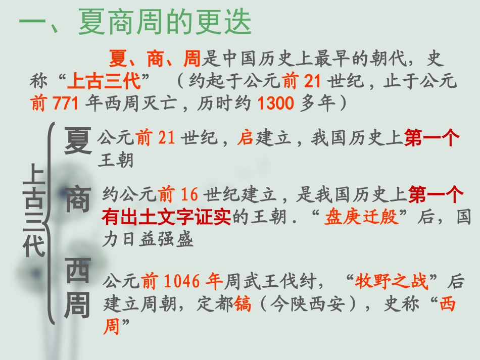 《上古三代的更替》夏商周时期PPT课件[华师大版七年级历史]_第3页