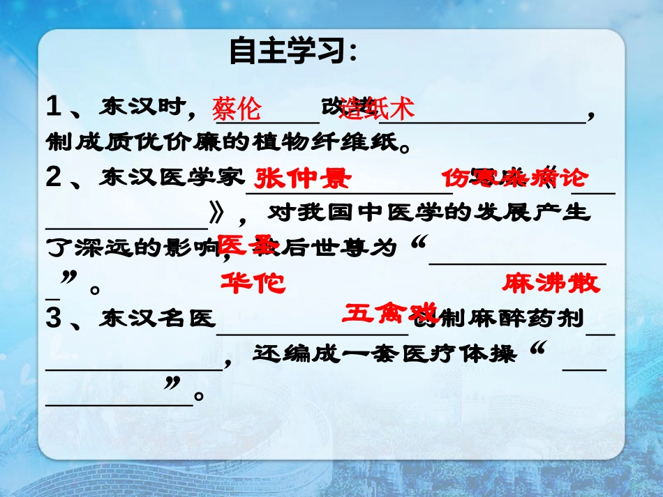 《汉代的文化与科技》秦汉时期PPT课件[华师大版七年级历史]_第2页
