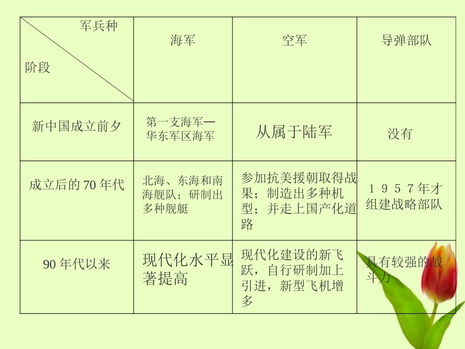 《人民军队的现代化建设》国防建设与外交成就PPT课件_第2页