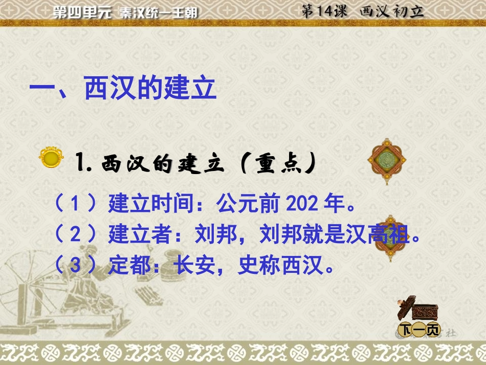 《西汉初立》秦汉统一王朝PPT课件[岳麓版七年级历史上册]_第2页