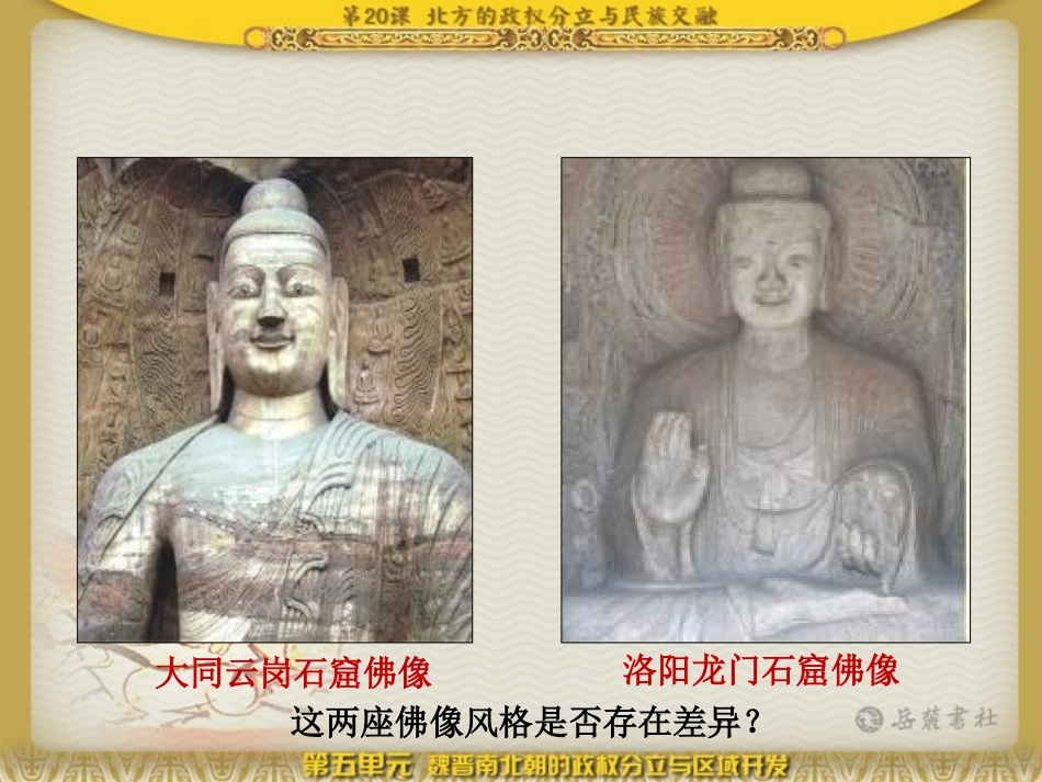 《北方的政权分立与民族交融》魏晋南北朝的政权分立与区域开发PPT课件_第1页
