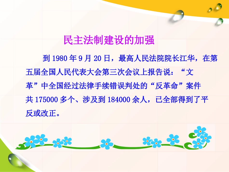 《民主与法制建设的成就》建设有中国特色社会主义PPT课件_第2页