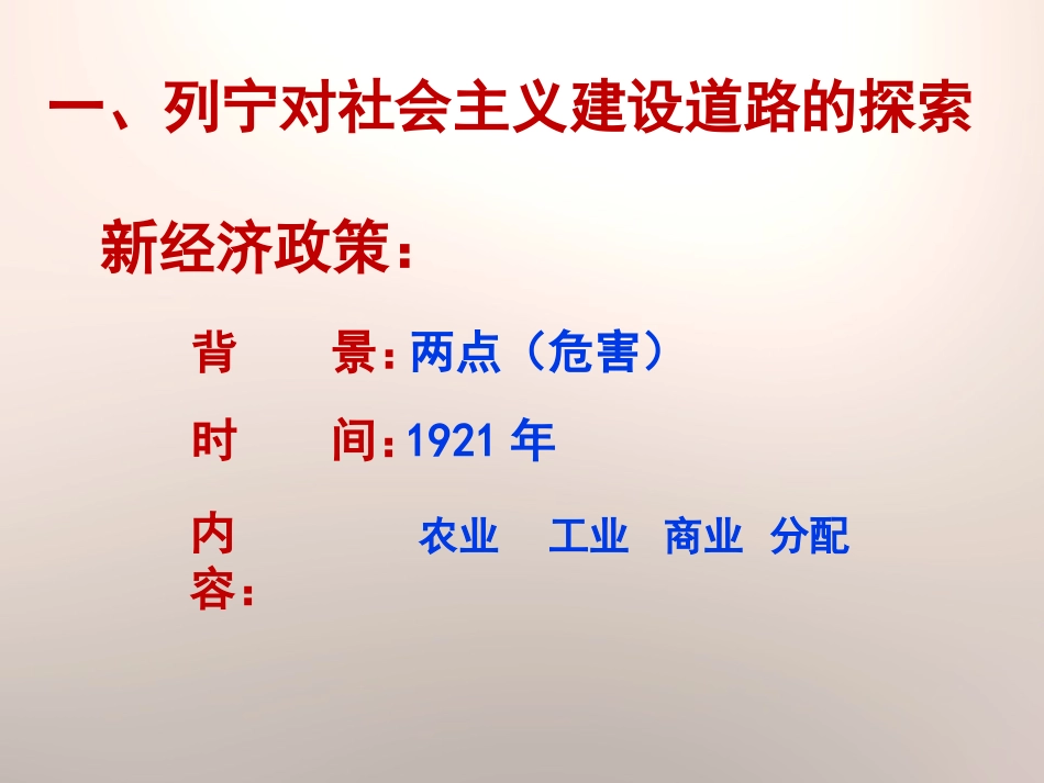 《苏联的社会主义建设》苏联社会主义道路的探索PPT课件_第2页